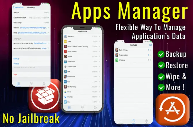 iphone application manager app