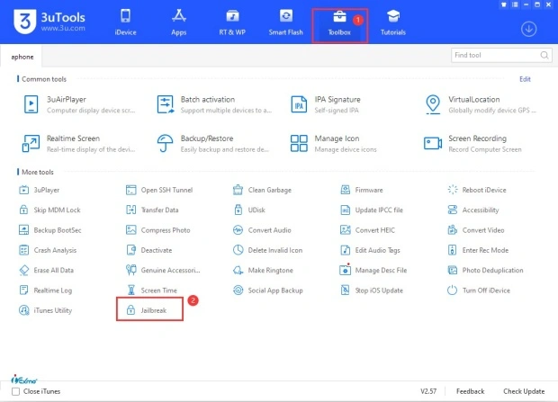 How to Jailbreak iPhone & iPad on 3uTools
