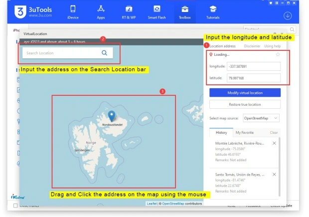 How to Use Virtual Location on 3uTools V2.63 if You Are iOS 16 Users