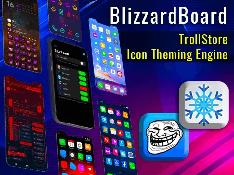 BlizzardBoard icon theming engine for iOS 15 tool