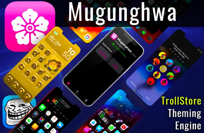 Mugunghwa IPA for TrollStore with theming engine for iOS