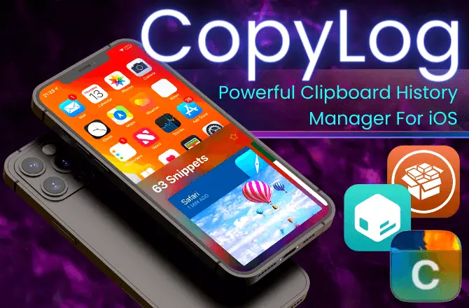 CopyLog Tweak for iOS 15 - 15.1.1 