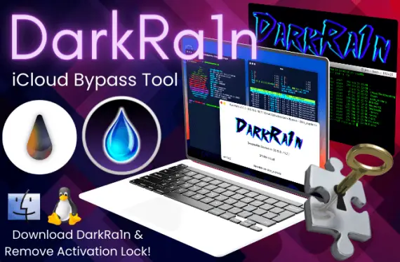 DarkRa1n iCloud Bypass for iOS 15 - iOS 16