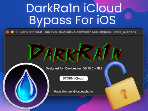 DarkRa1n iCloud Bypass for iOS 15 iOS 16