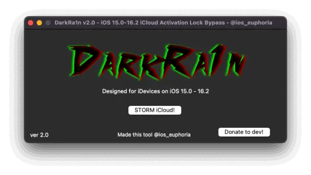 DarkRa1n iCloud Bypass utility now available for A9-A11