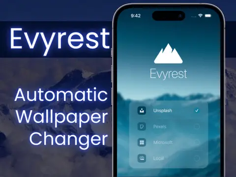 Evyrest automatic wallpaper changer for iOS