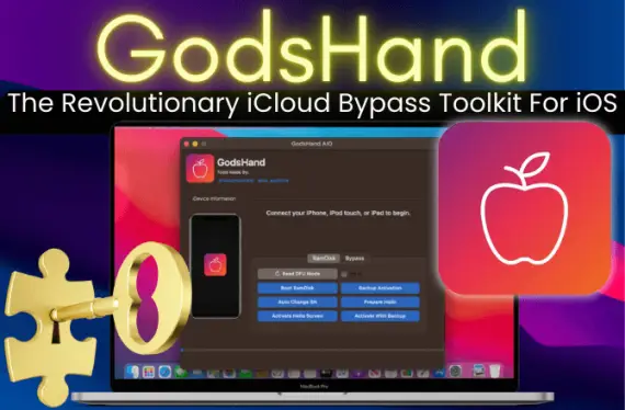 GodsHand iCloud Bypass Toolkit for iOS 12 – iOS 16