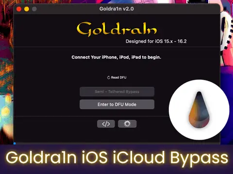 Goldra1n iOS 16 iCloud Bypass for iPhones