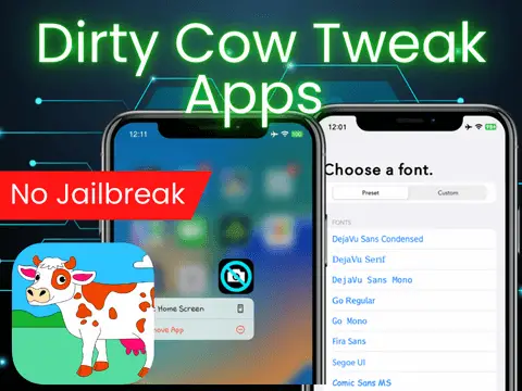 MacDirtyCow Jailbreak Dirty Cow Tweak IPA Apps