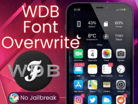 WDBFontOverwrite IPA no jailbreak MacDirtyCow