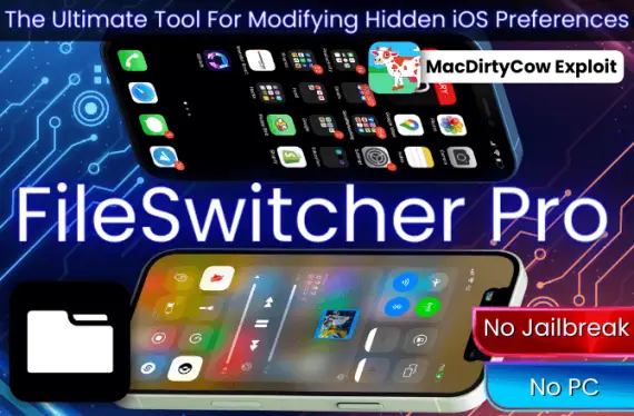 FileSwitcherPro IPA App For modify hidden iOS preferences