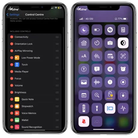 ControlConfig IPA Tool to change functionality of Control Center tiles