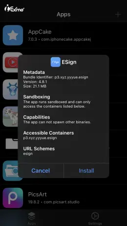Download Esign IPA for iOS iPhone, iPad, iPod