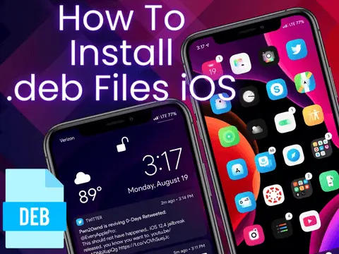 How to install deb files iOS
