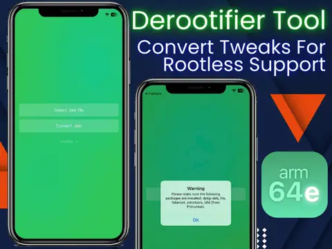 Derootifier IPA iOS tool to convert tweaks for rootless support