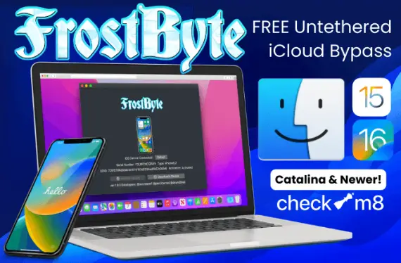 FrostByte Untethered iCloud Bypass Tool For iOS 15.0 - iOS 16.5