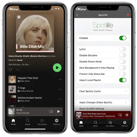 Spotilife Spotify Premium Free Spotify++ Free Tweaks