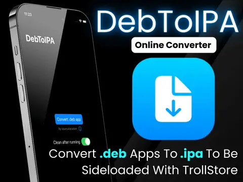 DebtoIPA App on-device DEB to IPA converter for iOS