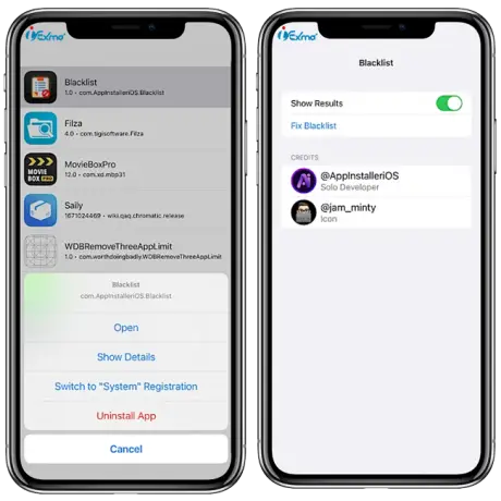 Blacklist App No Revoke Install Apps iOS