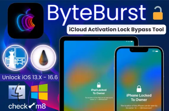 ByteBurst iCloud Activation Lock Bypass iOS