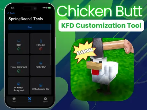 Chicken Butt IPA KFD Customization Tool for iOS 16.2 - iOS 16.5