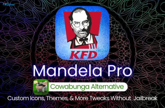 Mandela Pro Cowabunga installing themes, custom icons, custom fonts, animations, and tweaks