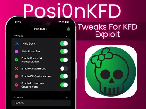 Posi0nKFD IPA Download For KFD Exploit Tweaks No Jailbreak