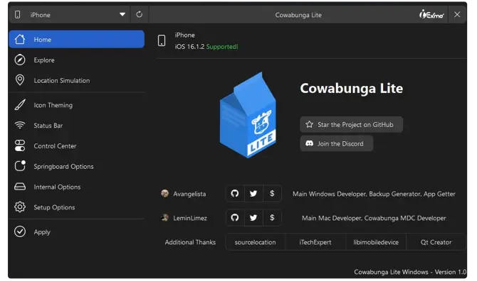 Cowabunga Lite for Windows