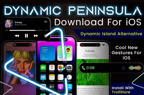 Dynamic Peninsula Tweak For iOS Dynamic Island Alternative