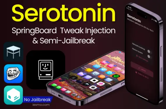 Serotonin Jailbreak Download for iOS 16.0 – 16.6.1