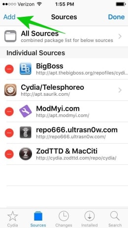 Cydia Repo Add step 3