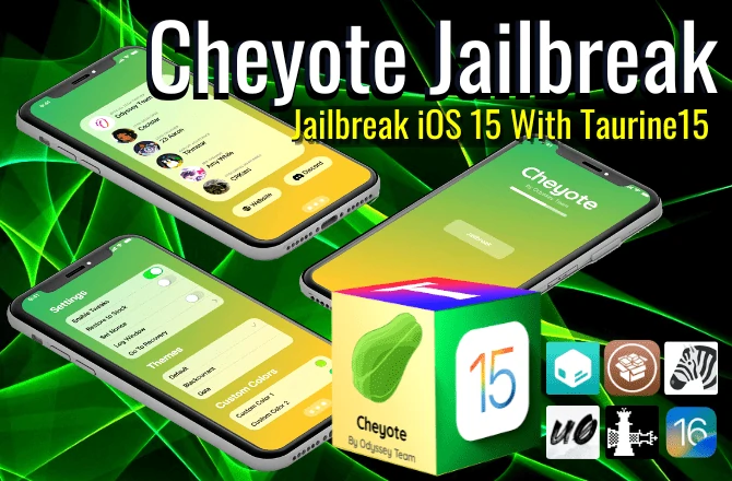 Cheyote jailbreak (Taurine15) with iOS 15.0-15.1.1