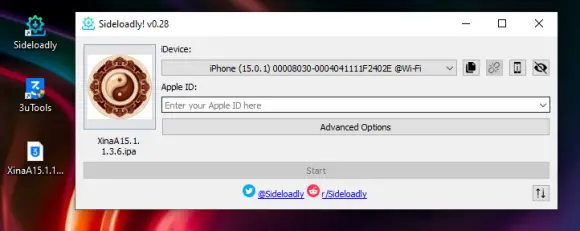 Download XinaA15 IPA for iOS 15 Sideloadly