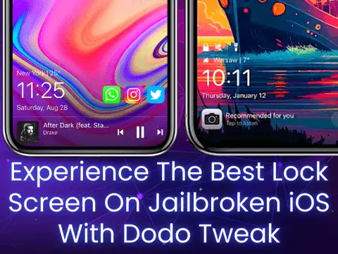 Dodo tweak enhances look of Lock Screen on iOS