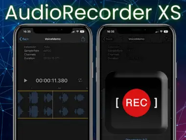 AudioRecorder XS  audio recorder for iOS 15 - iOS 16