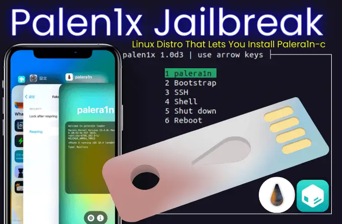 Palen1x ISO Palera1n-C Jailbreak LiveCD for PC Using palen1x