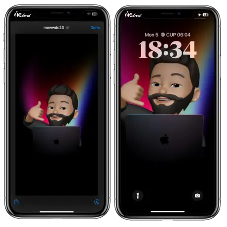 How To Make Your Own Memoji With iOS 17 WWDC 2023 Wallpaper