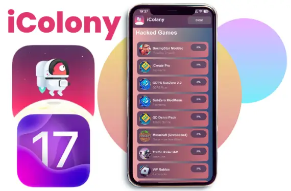 iColony tweaaked store for iOS 17