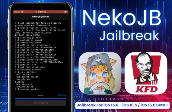 NekoJB Jailbreak KFD exploits supports iOS 16.2 – 16.5