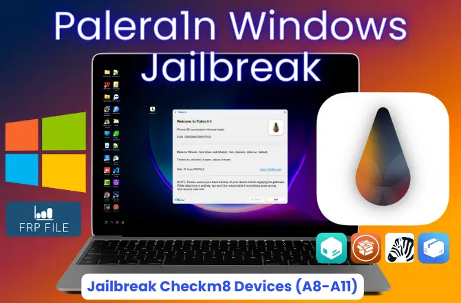 Palera1n Windows Jailbreak for iOS 15 - iOS 16